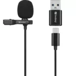 Sandberg Microphone à pince USB-C/USB Streamer