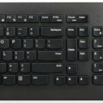 Lenovo Ensemble clavier et souris sans fil Essential Noir – Anglais d'origine